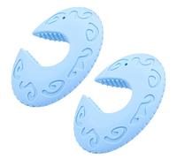 JOINPAYA Protezione per Dita in Silicone Blu, Fermaporta di Sicurezza per Ragazzo Ragazza, 2 Pezzi, Facile da Installare, Antischiacciamento per Casa