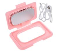 JOINPAYA pulire più caldo stufetta usb riscaldatore usb towel warmer bottiglia salviettine umidificate kit contenitori per salviette scaldasalviette plastica rosa