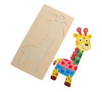 JOINPAYA Puzzle Animale 3d Puzzle Del Puzzle Con Numeri Di Animali Forme Che Fa i Primi Passi Puzzle Cognitivo Per Puzzle Di Apprendimento Degli Animali Di Legno