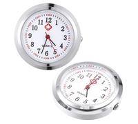 JOINPAYA Quadrante Orologio Infermiera e Accessorio Orologio da Tasca in Vetro Trasparente Materiale Autoprodotto Design Compatto per Impiego Quotidiano