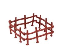 JOINPAYA Recinzione Modellismo 50 Pezzi per Decorazione da Giardino Fai da Te in Materiale Pp Leggero Fibbie Laterali per Accessori Giocattolo e Scenari di Simulazione Outdoor