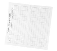 JOINPAYA Registro Libretto Assegni Personale Saldo, Organizzatore e Libro Mastro Finanziario Compatto per Gestione Contabile e Monitoraggio Spese, Adatto a Uso Ufficio e Privato