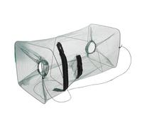 JOINPAYA Rete da Pesca Pieghevole in Nylon 45X21 CM Trappola Portatile per Granchi e Gamberetti Gabbia per Aragoste Resistente per Fiumi e Laghi Rete a Maglie Lanciate per Cattura