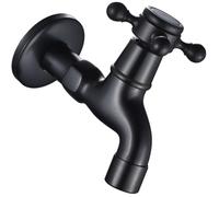 JOINPAYA Rubinetto da Parete in Rame Anticato per Mop Pool e Pilozzo Miscelatore Vintage per Cucina Bagno e Balcone Resistente e Facile da Installare