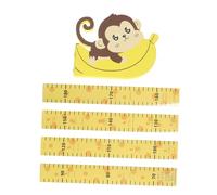 JOINPAYA Ruler Growth Chart Decal for Kids Removable Wall Sticker with Cartoon Animal Design for Nursery and Bedroom Fun Height Measurement Tool