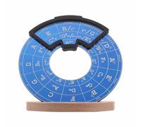 JOINPAYA Ruota del Cerchio delle Quinte per Chitarra Supporto Allenatore Portatile per la Pressione degli Accordi Strumento Tascabile per Esercitarsi e Apprendere Teoria Musicale per