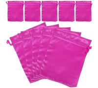 JOINPAYA Sacchetti in Raso Coulisse per Parrucche, 10 Pezzi Leggeri e Compatti per Conservazione e Trasporto, Adatti a Viaggi e Saloni di Bellezza