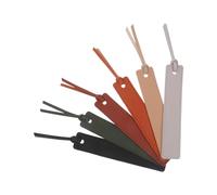 JOINPAYA Segnalibri in Pelle PU Corda 6 Pezzi Set Segnalibro Retrò Cucito a Mano per Lettori e Amanti dei Libri Fermapagina Multifunzionale per Lettura e Bibbia