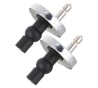 JOINPAYA Set 1 Kit di Cerniere in Lega di Zinco Nero con Vite di Montaggio a Sgancio Rapido, Accessori per Copriwater con Portata Elevata, per Bagno