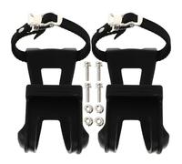 JOINPAYA Set 1 Paio Gabbie per Dita dei Piedi per Cyclette Cinghie Regolabili, Fermapiedi Sostituibili in Plastica Flessibile, Accessori per Bici Sportive e Allenamento Fitness Indoor