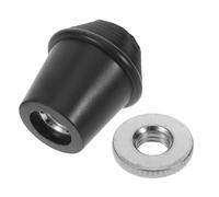 JOINPAYA Set 1 Pezzo Stabilizzatore per Piedino Grancassa in Gomma Antiscivolo Accessorio per Batteria con Dado di Bloccaggio Protezione Pavimento e Compatibilità per Strumenti a