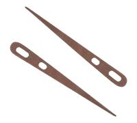 JOINPAYA Set 2 Ferri da Maglia in Legno Cruna Grande Ago per Tessitura Artigianale Doppia Punta Strumenti per Lavoro a Mano e Progetti Fai da Te per Principianti ed Esperti