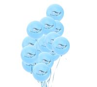 JOINPAYA Set 20 Palloncini Blu a Rete Tema Mare per Decorazioni Nautiche, Non Facili da Rompere, per Foto e Decorazioni in Stanza Eleganti e Chic