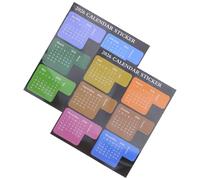 JOINPAYA Set 24 Linguette Adesive Colorate per Planner Mensile 2026 Etichette Autoadesive per Calendario Annuale Indice Mensile Cartaceo per Agenda Diario e Organizzazione Ufficio