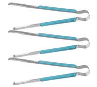 JOINPAYA Set 3 Pezzi Pinze Leggere per Barbecue in Acciaio Inossidabile Resistenti al Calore per Servire Carne e Pane in Cucina e Grigliate