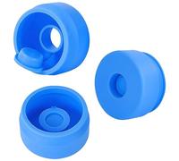 JOINPAYA Set 3 Tappi in Silicone Riutilizzabili per Secchi D'acqua, Coperchi per Brocca, Materiale Silicone Blu, Funzione di Tenuta Stagna e Sostituzione Pratica
