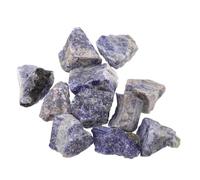 JOINPAYA Set 4 Pacchetti di Pietre Naturali per Diffusore di Oli Essenziali da 100g, Cristalli a Strisce Blu per Aromaterapia Efficiente in Camere da Letto e Soggiorni