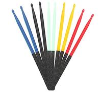 JOINPAYA Set 5 Paia Bacchette Per Batteria 5a Leggere e Antiscivolo Bacchette Per Batteria Per Bambini e Adulti e Percussioni Musicali Impugnatura Colorata