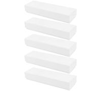 JOINPAYA Set 5 Pezzi Scatole Portapenna in Carta Bianca, Contenitori Protettivi ed Ecologici, Design Semplice ed Elegante, come Scatola Regalo per Studenti