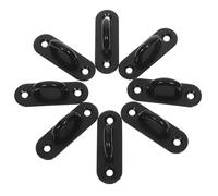 JOINPAYA Set 8 Ganci da Soffitto in Acciaio Inossidabile M6 Piastra ad Occhiello Rotonda Rettangolare Ganci per Tende a Vela e Ventilatori Resistenti alla Corrosione per Uso Interno ed