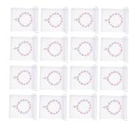 JOINPAYA Set Cristiano Bomboniere Battesimo 40 Pezzi con Braccialetti Rosario in Perle Finte e Sacchetti Organza 10x12 Cm, Regali Religiosi per Comunione e Celebrazioni Cattoliche