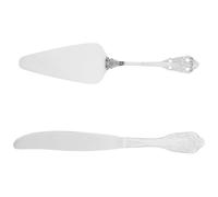 JOINPAYA Set da 2 Utensili per Formaggi in Acciaio Inox 304 Manico Inciso, Spatola e Forchetta Portatili per Taglio e Servizio, Accessori Compatti per Cucina e Cottura Domestica