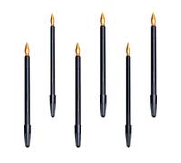 JOINPAYA Set da 6 Penne Creative per Disegno e Raschiatura Doppia Punta e Cappuccio Protettivo, Penne Artigianali Leggere per Lavoretti Fai da Te e Progetti Artistici