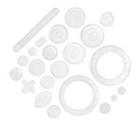 JOINPAYA Set da Disegno Curvo 22 Pezzi Righello Curvo e Kit di Pittura per Giochi Educativi, Materiale Plastico Trasparente per creatività e Disegno Artistico, Adatto a Ragazzo Ragazza