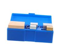 JOINPAYA Set di Blocchi Cubici Strumento Interattivo di Apprendimento Design Scientifico in Rame e Legno Ferro, Alluminio per Attività di Matematica e Chimica per Studenti