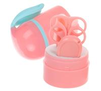 JOINPAYA Set la Cura delle Unghie del Ragazzo Ragazza, Kit Forbicine, Lima e Pinzetta, Plastico e Acciaio Inossidabile, Sicuro e Delicato