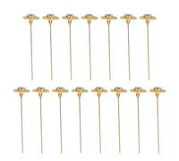 JOINPAYA Spille Floreali per Bouquet 15 Pezzi in Lega Strass Dorati Spille per Boutonniere Eleganti e Resistenti Accessori per Gioielli Fai da Te Perfette per Matrimoni e Abiti da Donna