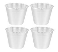 JOINPAYA Stampo per Budino in Plastica Alimentare 4 Pezzi, Teglia per Muffin e Crostata, Utensile da Cucina per Dolci Fatti in Casa, Resistente e Facile da Sformare, Adatto per Forno e Uso