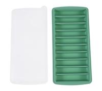 JOINPAYA Stampo per Cubetti di Ghiaccio in Silicone con Coperchio, Design Impilabile, Facile da Usare e Conservare, per Cucina Domestica e Stagione Calda