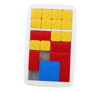 JOINPAYA Strada Di Huarong Giocattolo Cognitivo Giocattoli Educativi Giocattoli Di Ragionamento Logico Apprendimento Precoce Puzzle Di Blocchi Di Legno Bianca Plastica