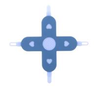 JOINPAYA Strumento 4 in 1 Per La Rimozione Sicura Di Cerume, Naso e Unghie Per Ragazzo Ragazza, Accessorio Indispensabile Per La Cura Del Ragazzo Ragazza Design a Croce, Colore Blu, Per Uso Quotidiano