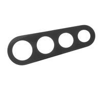 JOINPAYA Strumento Misurazione Pasta in Acciaio Inox 4 Fori, Cucchiaio Dosatore per Spaghetti e Tagliatelle, Accessorio Cucina per Controllare Quantità in Ricette Casalinghe