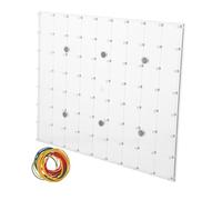 JOINPAYA Strumento Montessori per Matematica con Peg Magnetici Supporto Visivo per Geometria e Sviluppo Abilità Manuali Gioco Educativo per Aula Scolastica