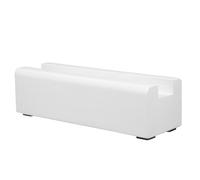 JOINPAYA Supporto da Terra per Arch Mirror in Legno Bianco Bordi Curvi, Base Elegante e Contemporanea per Specchi e Quadri, per Interni Raffinati e Sicuri