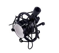 JOINPAYA Supporto e Facile Installazione Antivibrazione Nero in Metallo per Microfono Condensatore per Registrazione Musicale e Videomaker