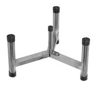 JOINPAYA Supporto per Braciere in Acciaio Inossidabile 25 CM Base Stabile Antiscivolo per Stufa a Legna Piccolo Supporto Portatile per Falò da Campeggio e attività all’Aperto