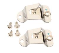 JOINPAYA Supporto Per Microfono Cb in Metallo Clip Per Microfono a Mano Viti Ganci Per Radioamatori 2 Set Per Veicoli e Postazioni Fisse