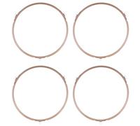 JOINPAYA Supporto per Piatto Girevole Microonde 4 Pezzi Rullo Rotante in Plastica Resistente per Riscaldamento Uniforme del Cibo, Anello di Supporto Leggero Rotazione a Tre Ruote per Forno