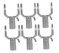 JOINPAYA Supporto per Rami di Piante in Metallo, 6 Pezzi, per Orto e Frutteto, Accessori da Giardino, Kit Picchetti per Alberi Finitura Satinata