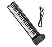 JOINPAYA Tastiera Pianoforte Pieghevole Tasti Controllo Beat e Sospensione Automatica Pianoforte Digitale Portatile Per Esercizi e Lezioni Musicali