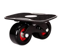 JOINPAYA Tavola Skate Drift Board in Lega di Alluminio Ruote Antiscivolo e Resistente agli Urti per Festa Estiva e Commuting, Skateboard Diviso Nero e Stile Elegante