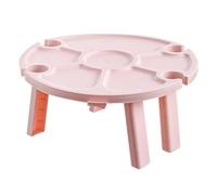 JOINPAYA Tavolo per Vino e Frutta in Plastica Leggera Tavolino da Picnic Multiuso per Esterni Campeggio Spiaggia e Giardino Riutilizzabile