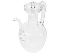 JOINPAYA Teiera in Vetro Trasparente 550 Ml con Coperchio Manico Ergonomico per Tè Verde e Infusi, Brocca Grande per Casa e Ufficio, Forniture per Sala da Tè Elegante e Funzionale