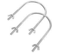 JOINPAYA Telaio Gancio a U per Puleggia Girevole Riscaldatore Olio, Accessorio Porta Rotelle per Radiatore Elettrico, Supporto Base Mobile per Riscaldatore Domestico