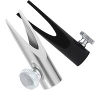 JOINPAYA Temperamatite per Matite Cosmetiche in Metallo, Set da 2 Pezzi (nero e Argento), Compatto e Portatile per Sopracciglia, Labbra ed Eyeliner, Strumento per Trucco Preciso e Manuale