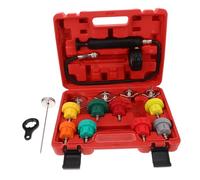 JOINPAYA Tester di Pressione Radiatore per Auto Funzionamento Semplice e Materiali Metallo e Plastico, Kit Professionale per Rilevamento Perdite Impianto Raffreddamento